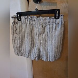 Carve Designs Navy and White Striped Shorts